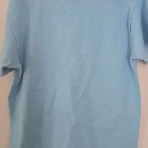 Gildan Light Blue Kids T-Shirt with Butterfly Design - Picture 2 of 4